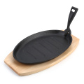 Hot sale cast iron steak plate for housewife